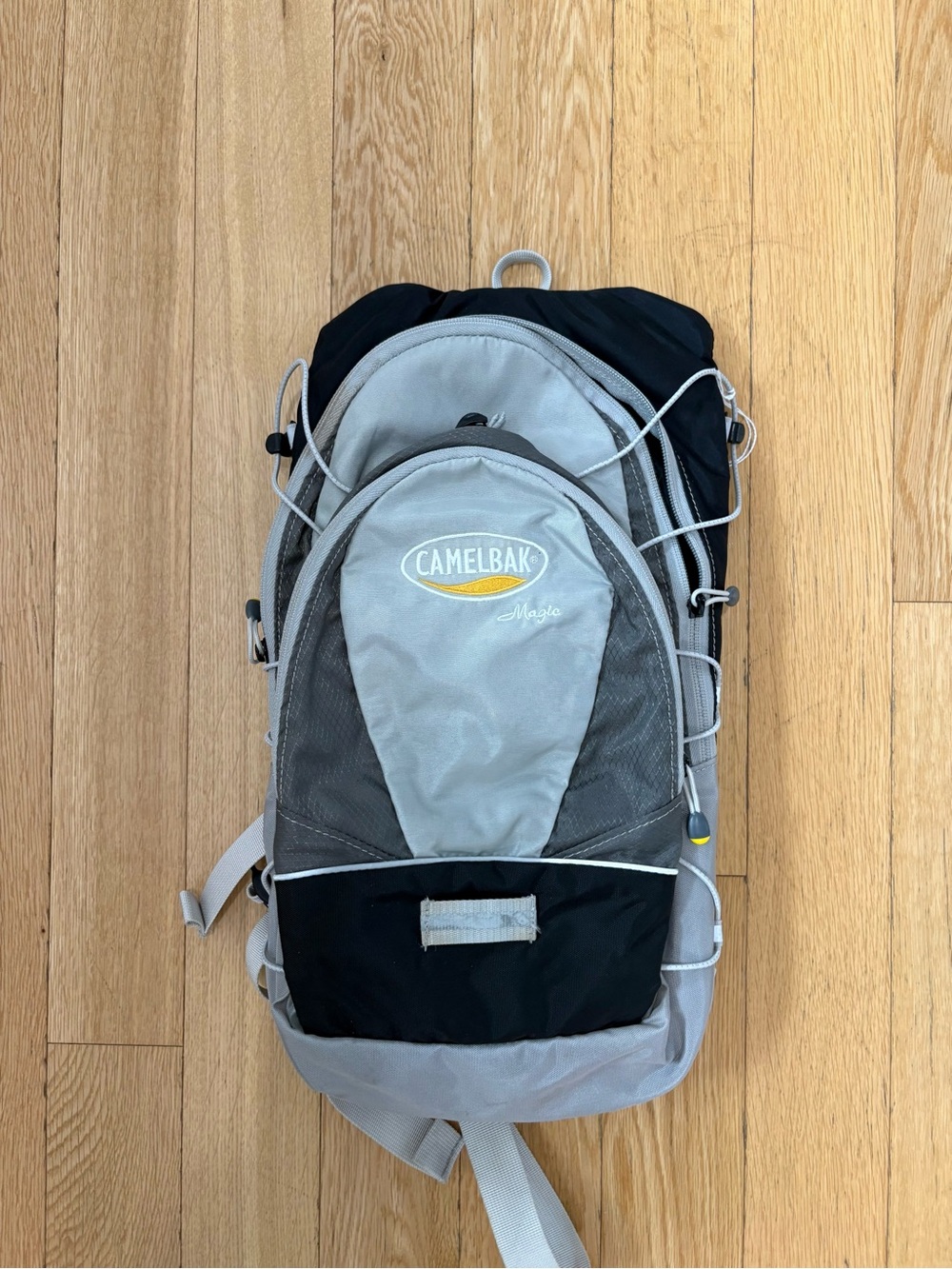 CamelBak Magic Gray Black Hydration Backpack Vintage-Inspired Utility Chic OS